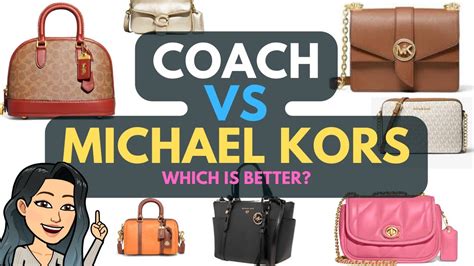 coach or michael kors 2020|coach vs michael kors shoes.